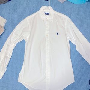 Polo Ralph Lauren White men’s button down long sleeve size S